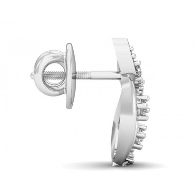 Deena Round Brilliant Cut Diamond Earrings